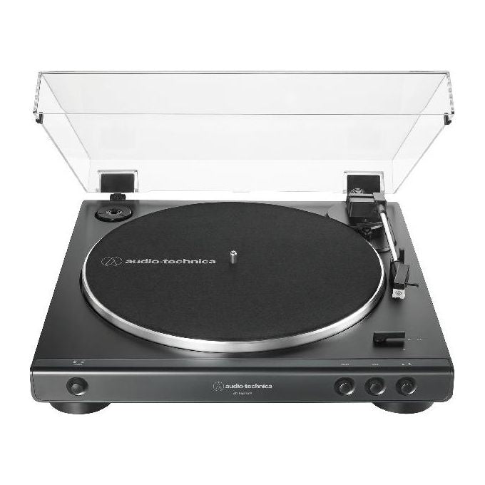 Audio-Technica AT-LP60XUSB Giradischi con Trasmissione a Cinghia Grigio-Metallico