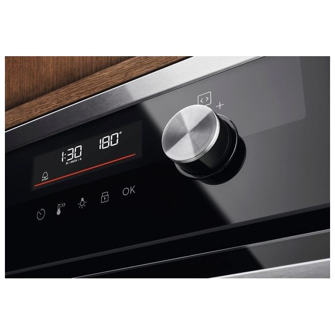 Electrolux KODDP66X SurroundCook 500 Forno da incasso Elettrico Multifunzione 72 L Classe A+ Pirolitico SteamBake 45 Programmi (59x60x57 cm) colore Nero