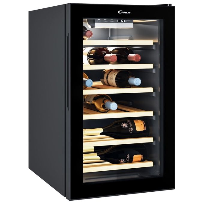 Candy CWCEL 210-N DiVino Cantinetta Vino 21 Bottiglie Classe G 39 dB Libera Installazione colore Nero