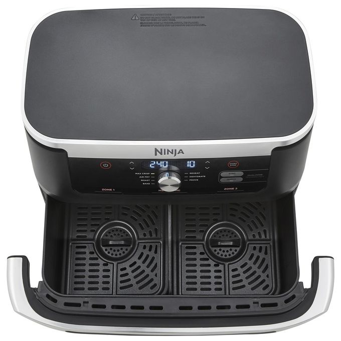 Ninja AF500EU FlexDrawer Friggitrice ad aria 10.4 L 2470 W 7 Programmi Dual Zone Touchscreen colore Nero