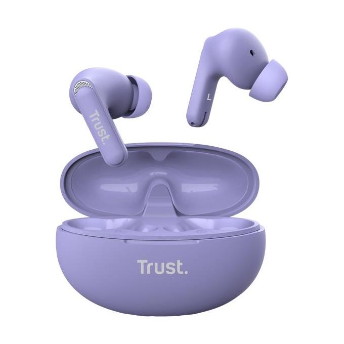 Trust Yavi Auricolare True Wireless Stereo (TWS) In-ear Musica e Chiamate USB tipo-C Bluetooth Viola