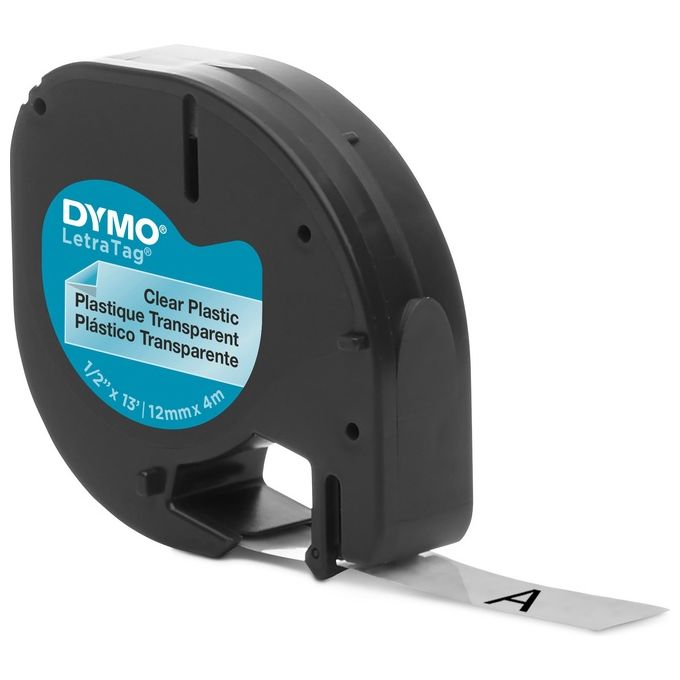 Dymo Nastro Letratag 12mmx4m Trasparente