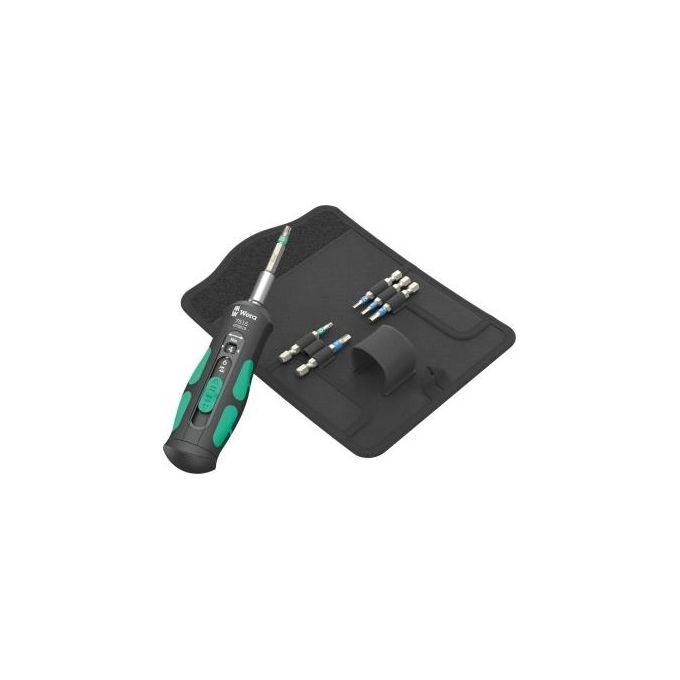 Wera 05075850001 7515-7 Set Cacciavite Dinamometrico 7 Pezzi 2-6 Nm con Inserti 1-4 Pollici colore Nero