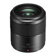 Panasonic H-HS030E Lumix G Obiettivo Macro 30mm-f2.8 Asph. Mega O.i.s. Slr Nero