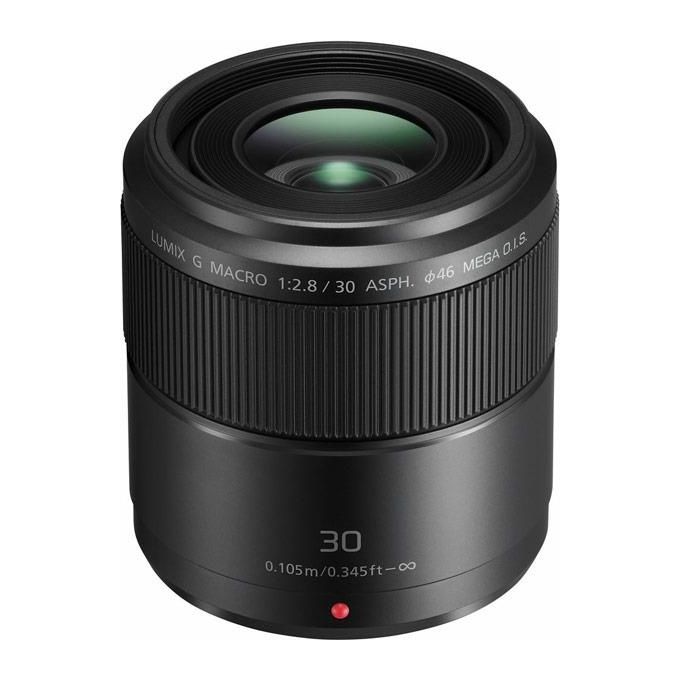 Panasonic H-HS030E Lumix G Obiettivo Macro 30mm-f2.8 Asph. Mega O.i.s. Slr Nero