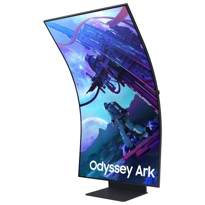 Samsung LS55CG970NUXEN Odyssey Ark 2ª Gen. Monitor Gaming Curvo 55'' UHD 4K 165Hz 1ms HDR10+ Quantum Mini LED colore Nero