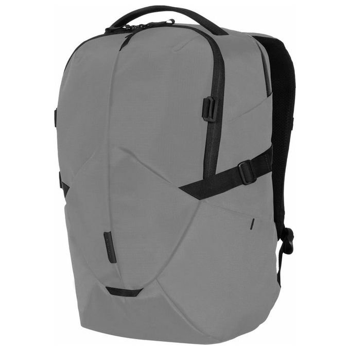 Targus TBB64904GL Terra EcoSmart Zaino per Laptop 15-16 Pollici 23 L con Scomparto Antipioggia e Sistema Fissaggio Casco colore Grigio