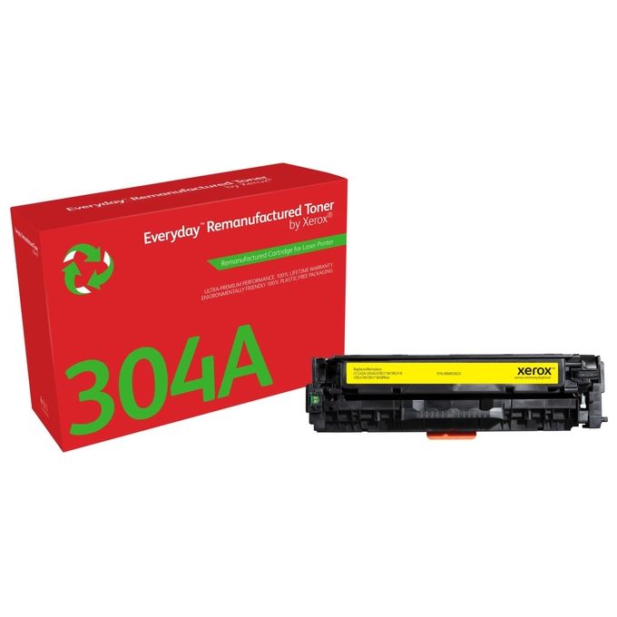 Xerox 006R03823 Toner Rigenerato Everyday Compatibile HP 304A CC532A Resa 2800 pagine Tecnologia Stampa Laser colore Giallo