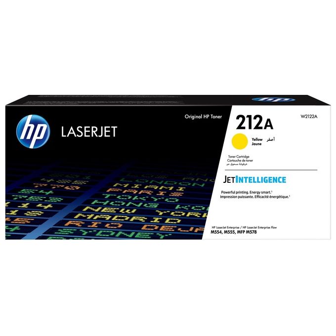 HP W2122A LaserJet 212A Cartuccia Toner Originale 4500 Pagine JetIntelligence colore Giallo