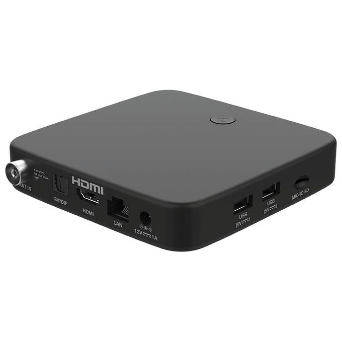 Strong SRT420 Android TV Box 4K Ultra HD DVB-T2 2GB RAM 8GB Wi-Fi 5 Bluetooth 5.0 HDR10+ colore Nero