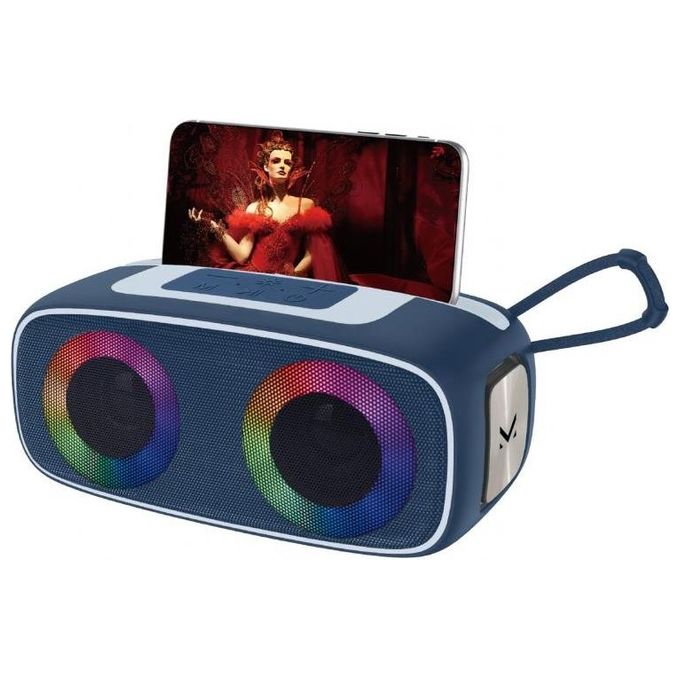 New Majestic 116113 CB Fire 13 Altoparlante Portatile Stereo 20 W RMS Bluetooth 5.3 TWS Luci LED Multicolore colore Nero