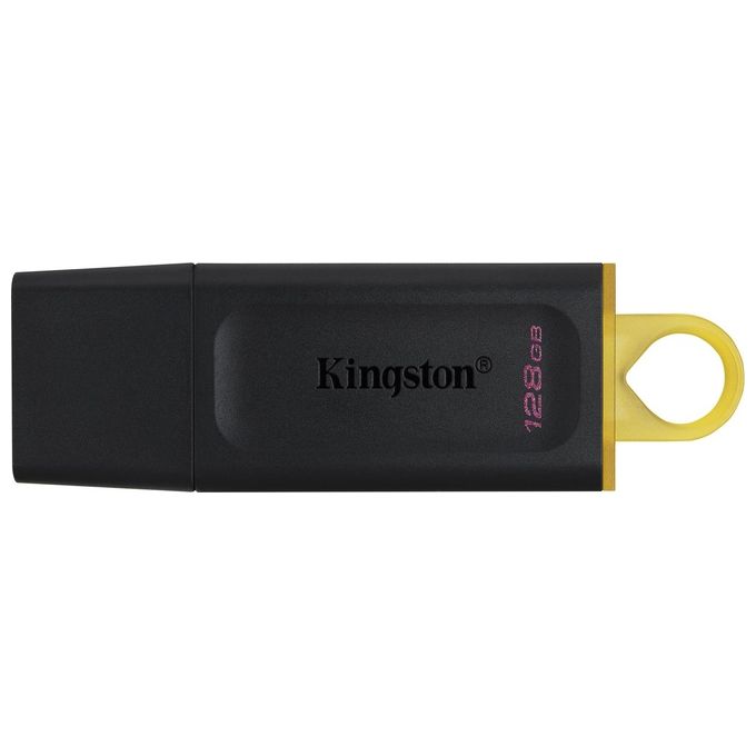 Kingston DataTraveler Exodia DTX-128GB Flash Drive USB 3.2 Gen 1 con Cappuccio Protettivo e Anello Portachiavi in Colori Multipli