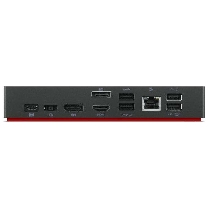 Lenovo 40AY0090EU ThinkPad Universal Docking Station USB-C 3.2 Gen 1 10 Porte 4K DisplayPort HDMI Ethernet 90W colore Nero