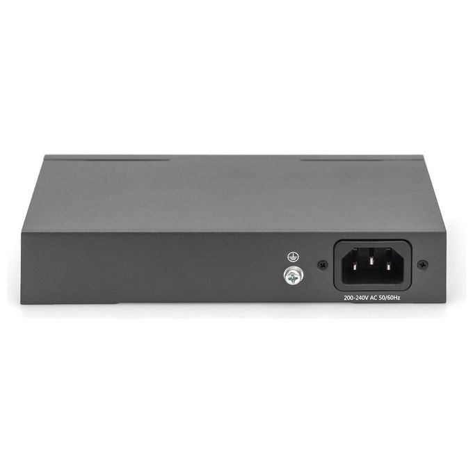 Digitus DN-95357 Switch PoE Gigabit 8+2 porte 10 100 Mbit-s 60 W PoE Budget CCTV colore Nero