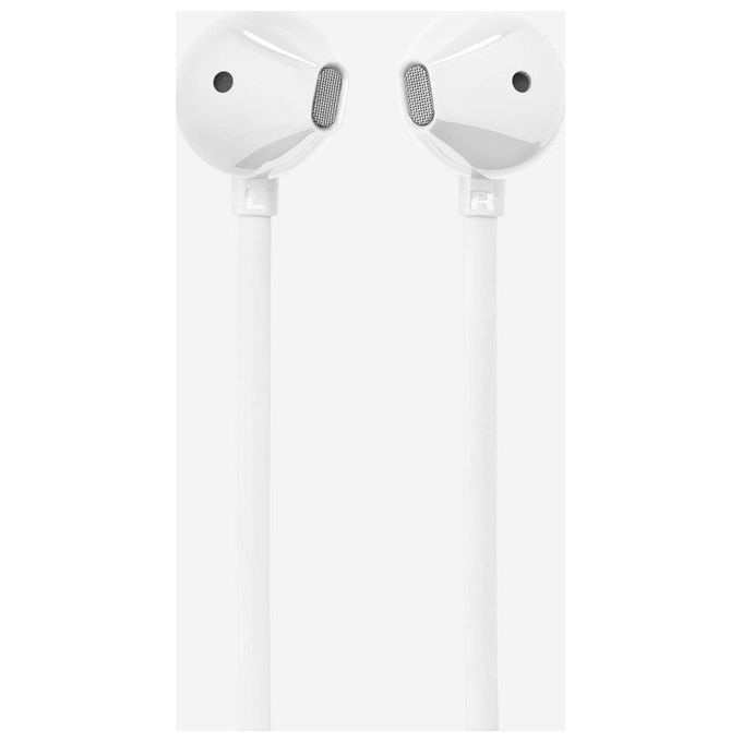 JBL Tune 305 C Auricolari USB-C ad Alta Risoluzione Audio con Cavo Piatto Antigroviglio Bianco