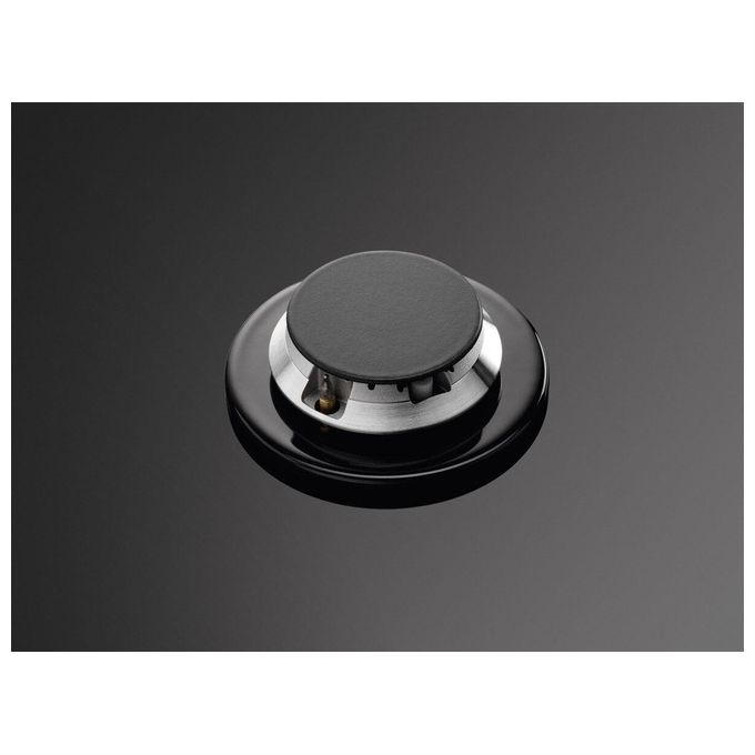 AEG HKB75820NB Serie 6000 Piano cottura Gas su Vetro 75 cm 5 fuochi StepPower Speed Burner colore Nero