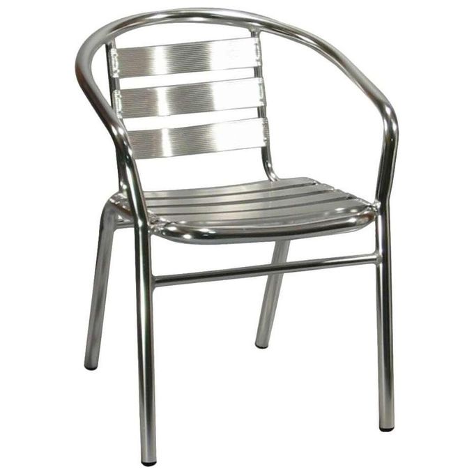 ARCHIMEDE Sedia Impilabile Alluminio con Braccioli 53x57x72cm SerenaGroup 40214R