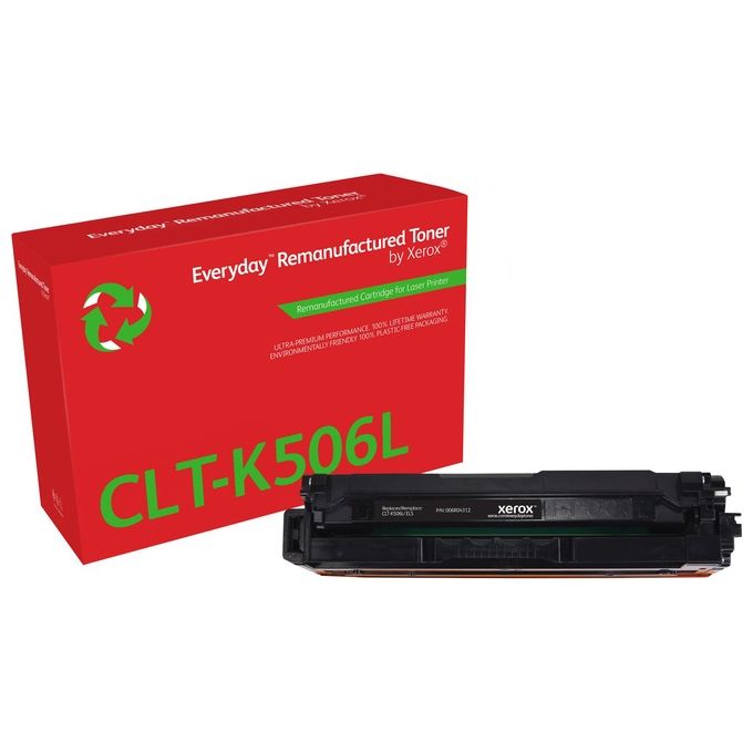 Xerox CLT-K506L Everyday Toner Compatibile per Samsung CLP-680 CLX-6260 Alta Capacita' 6000 Pagine colore Nero
