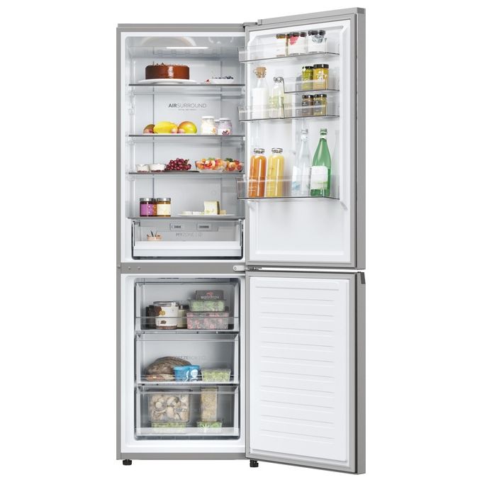 Haier HDPW3618DNPK Serie 3 Frigorifero Combinato 352 L 185 cm Classe D 35 dB No Frost Wi-Fi colore Inox