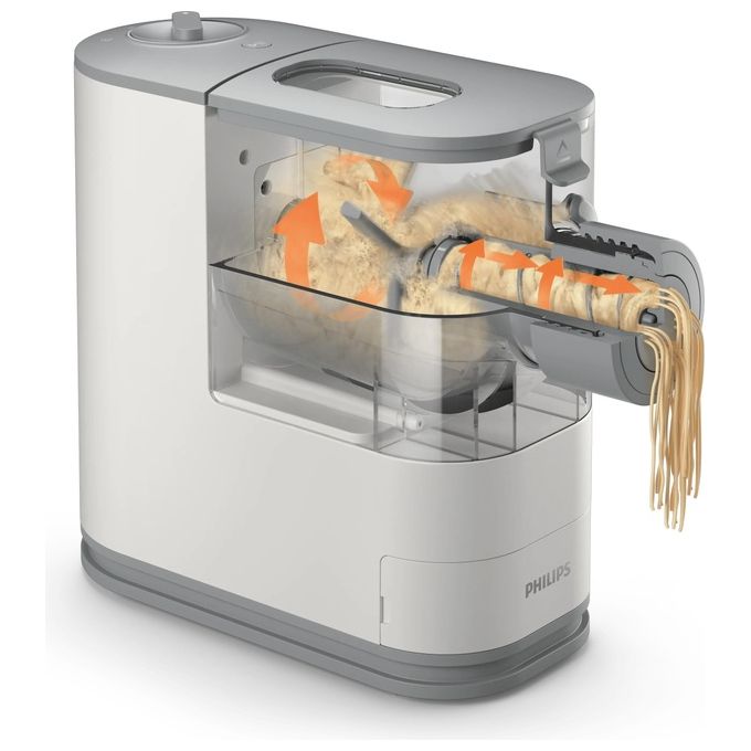 Philips HR2345-19 Viva Collection 5000 Macchina per la Pasta Elettrica 4 Trafile 150W colore Bianco