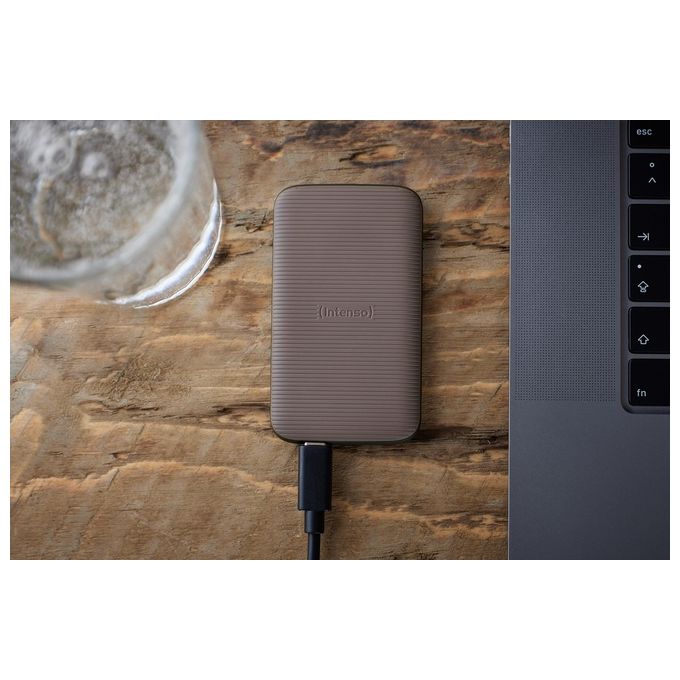 Intenso 3827460 TX500 SSD esterno 1 TB USB 3.2 Gen 2x1 velocita' fino a 1000 MB-s colore Marrone