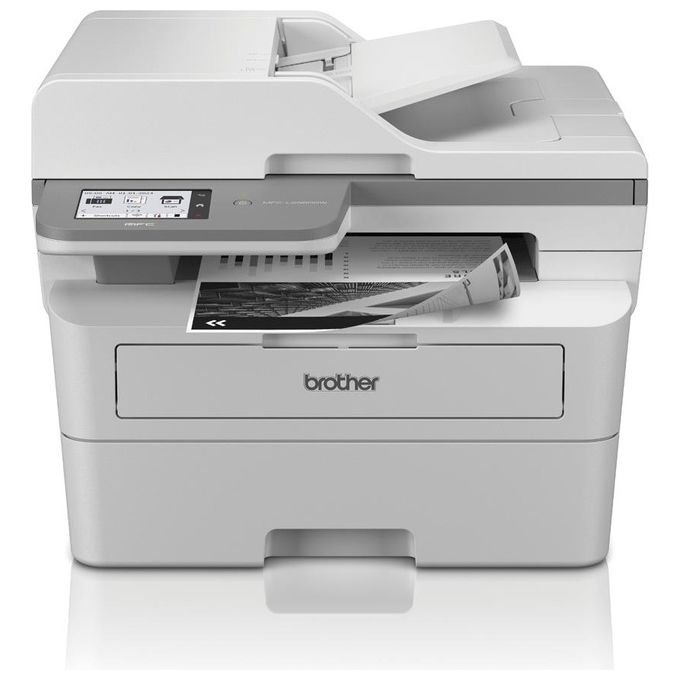 Brother MFC-L2960DW Stampante Multifunzione Laser A4 Mono 34 ppm 1200x1200 DPI Wi-Fi Duplex ADF 50 fogli colore Bianco