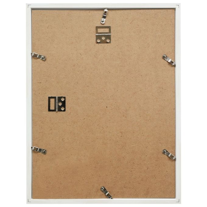Deknudt Resin Cornice Portafoto 20x30cm Nature-Bianco con Passepartout