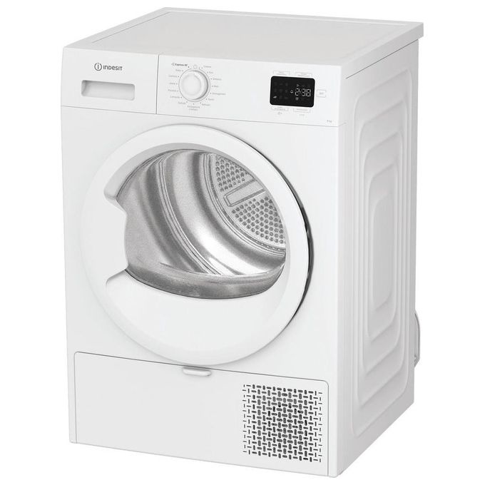Indesit C YD 92D WW IT Asciugatrice Pompa di Calore 9 Kg Classe E 64 dB Partenza Differita QuickDry (85x60x61 cm) colore Bianco