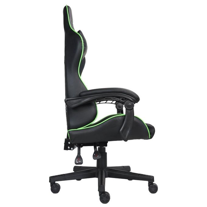 DEADWAVE DWGT00072 Skull Chair Sedia Gaming Ergonomica Semipelle Braccioli Imbottiti Reclinabile 135° 150 Kg colore Nero Verde