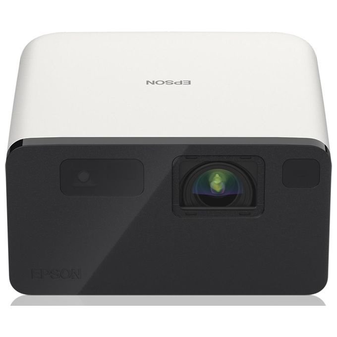 Epson EF-21W Proiettore Laser Full HD 1080p 1000 Lumen Google TV Integrato Altoparlanti Bluetooth 5W Correzione Trapezoidale Automatica colore Nero Bianco