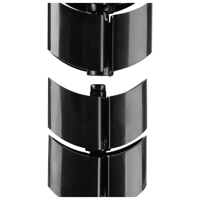 Equip Organizer per Cavi Scrivania Guaina Intrecciata per Cavi Nero 1 Pezzo