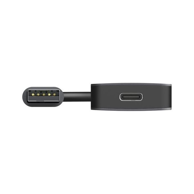 Sitecom CN-5007 Hub USB 4 Porte 2x USB-A 2x USB-C USB 3.2 Gen 1 5000 Mbit-s Plug and Play colore Nero Grigio