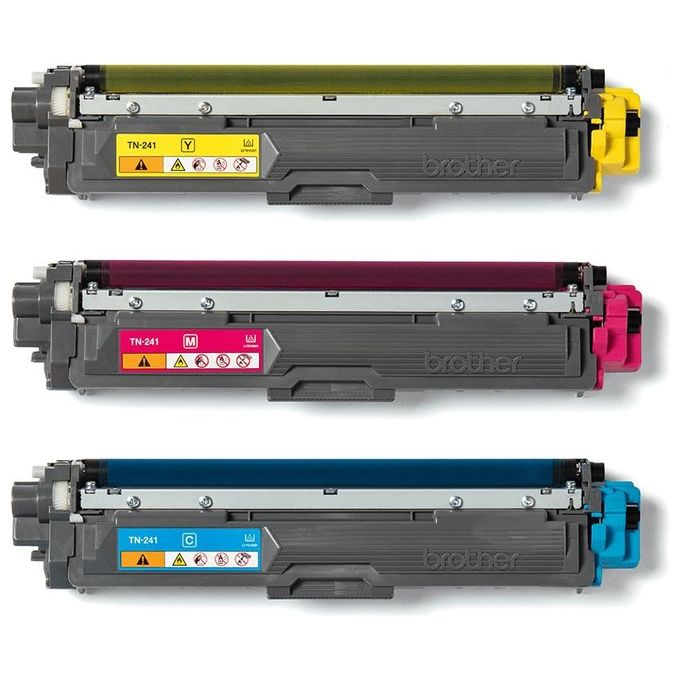 Brother TN241CMY Toner Originale Multipack 3 Pezzi 1400 Pagine per Colore colore Ciano Magenta Giallo
