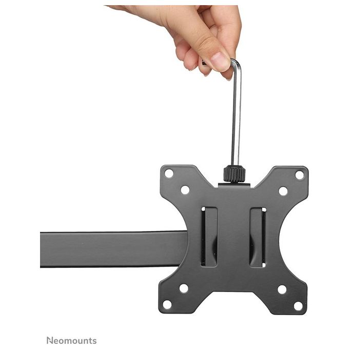Neomounts 13058737000 FPMA-D540BLACK Supporto da Scrivania per Monitor 13-32 Pollici VESA 75x75 100x100 mm Regolabile Altezza Profondita' Inclinazione Rotazione Gestione Cavi colore Nero