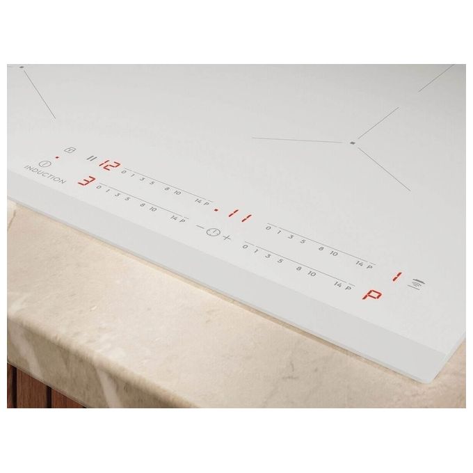 Electrolux EIL83443BW Serie 600 Piano cottura a induzione 80 cm 4 zone Bridge Slider Touch colore Bianco