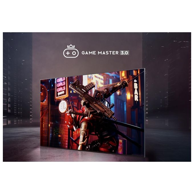 TCL 43P79B Serie P7 Smart TV LED 43'' 4K Ultra HD Google TV Dolby Atmos colore Titanio