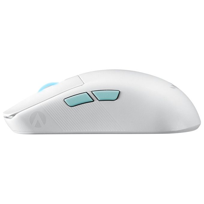 ASUS 90MP02W0-BMUA10 ROG Harpe Ace Mouse Gaming Ultraleggero 54 g Sensore 36000 DPI Connettivita' Tri-Mode 5 Pulsanti Programmabili colore Bianco