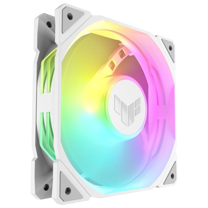 ASUS 90DA00D3-B09020 TUF GAMING TR120 ARGB REVERSE 3IN1 Ventola per Case Diametro 12 cm 2000 rpm 76,3 CFM 29 dB Illuminazione ARGB colore Bianco