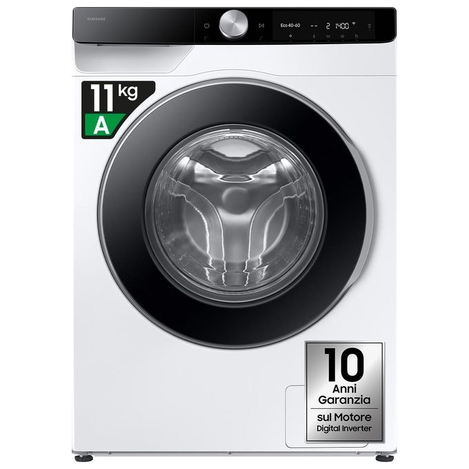 Samsung WW11DG6B85LKU3 Lavatrice Carica Frontale 11Kg 1400 giri Ai Control Eco Dosatore Classe A