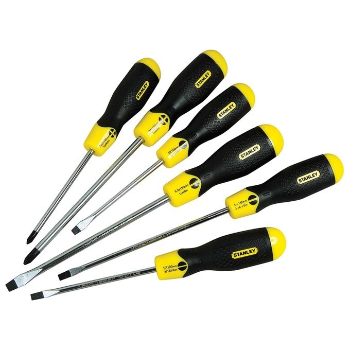 Stanley Serie Cacciaviti Cushion Grip T+Ph pezzi 6 0-65-007