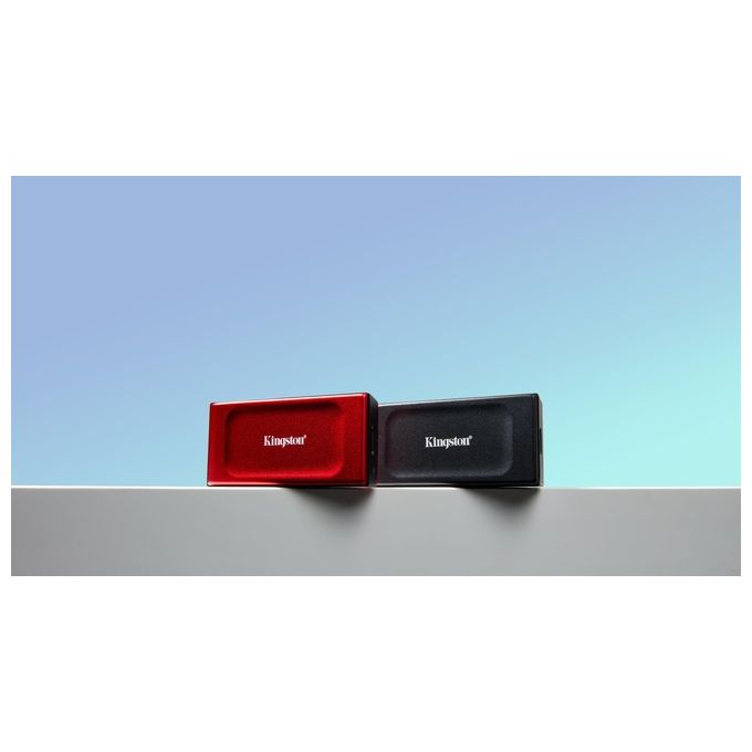 Kingston SXS1000R-1000G XS1000 SSD Esterno 1TB USB 3.2 Gen 2 1050 MB-s colore Rosso