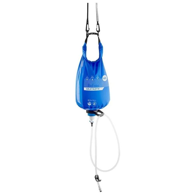 Katadyn 8020859 BeFree Filtro a Gravita' 6 L Flusso 2 l-min con Filtro EZ-Clean colore Nero Blu