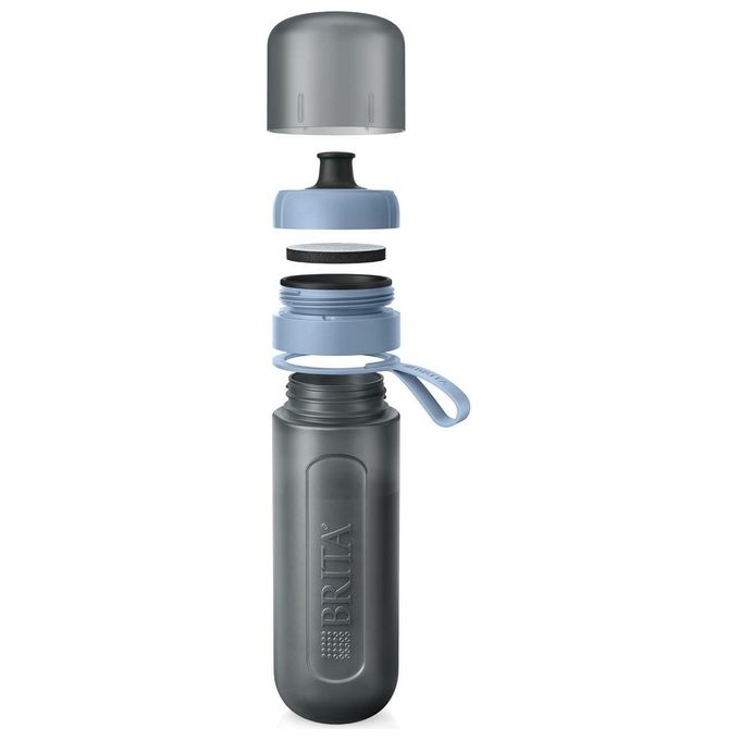 Brita borraccia filtrante Fill and Go Active Blu Scuro con 2 MicroDisc