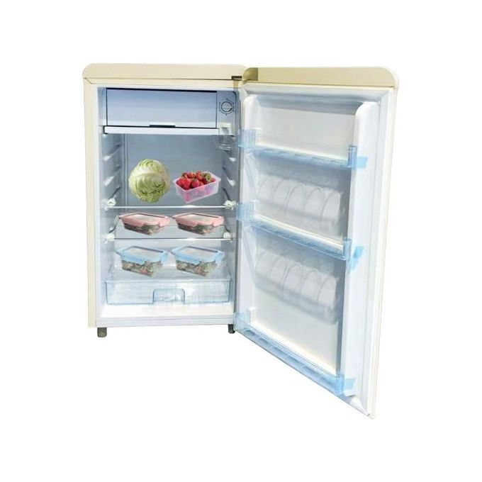 DCG Eltronic MF100C Retro' Frigorifero Monoporta 100 L 79 cm Classe E con Congelatore colore Crema