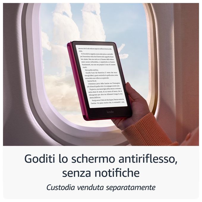 Amazon B0CFPXBJ9Y Kindle Paperwhite 12a Generazione Ebook Reader 7'' 16 GB Wi-Fi Bluetooth IPX8 con Pubblicita' colore Nero