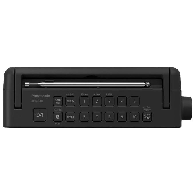 Panasonic RF-D30BTEG-K Radio Digitale DAB+ e Musica Wireless Bluetooth Nero