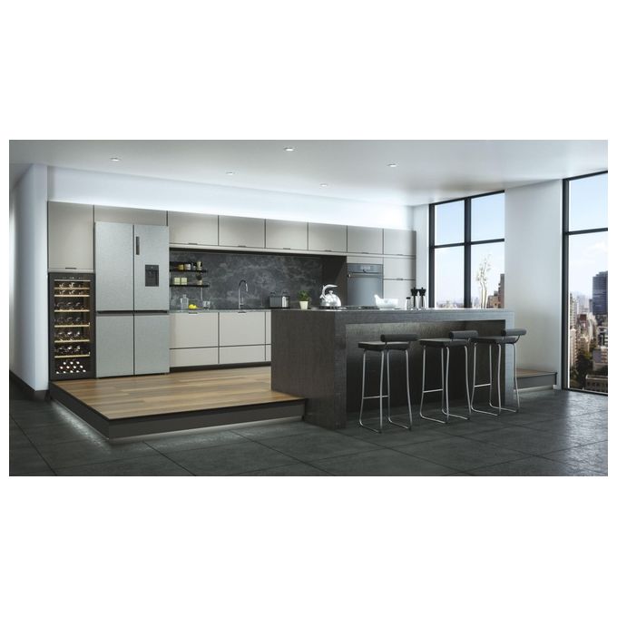 Haier HWS84GA Wine Bank 50 Serie 5 Cantinetta Vino con Compressore 84 bottiglie 1 zona 149 kWh Classe G 37 dB colore Nero