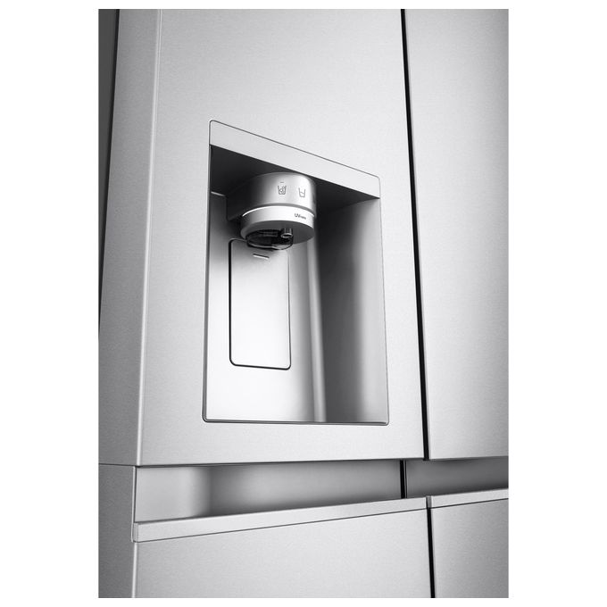 LG GSLE91MBAC Frigorifero Side by Side 628 L 179 cm Classe C 34 dB No Frost Wi-Fi Dispenser UVnano (179x91x74 cm) colore Metal Sorbet