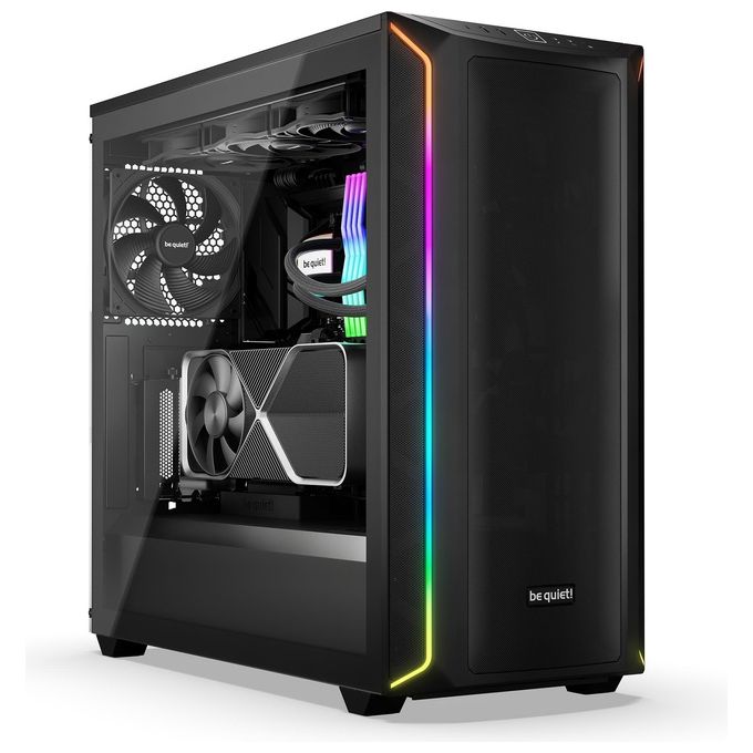 Be quiet! BGW61 Shadow Base 800 DX PC Case Midi Tower ATX EATX Vetro Temperato ARGB 3x140mm colore Nero