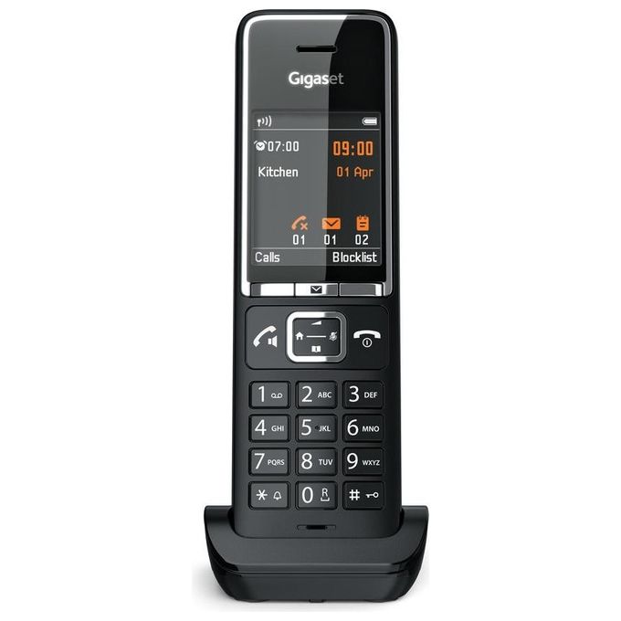 Gigaset 550 HX Comfort Telefono Cordless DECT Vivavoce HD Display 2.2'' Rubrica 200 voci colore Nero